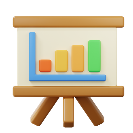 Growth Presentation  3D Icon
