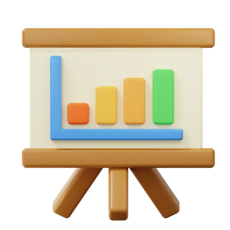 Growth Presentation  3D Icon