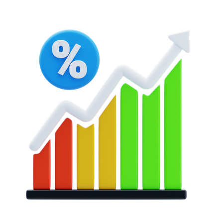 Growth Rate  3D Icon