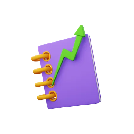 Growth Report  3D Icon