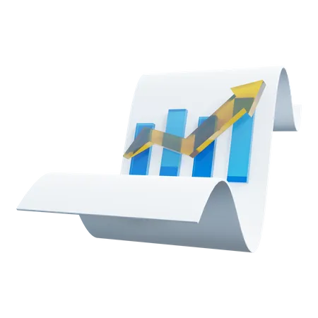 Growth Report  3D Icon