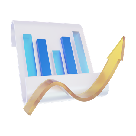 Growth Report  3D Icon