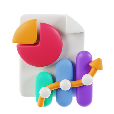 Growth Report  3D Icon