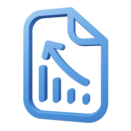 Growth Report  3D Icon