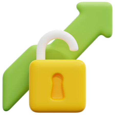 Growth Security  3D Icon