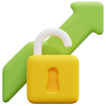 Growth Security  3D Icon