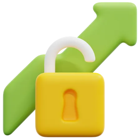 Growth Security 3D Icon