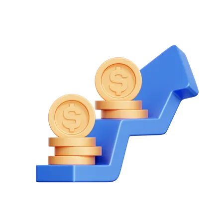 Growth Strategy  3D Icon