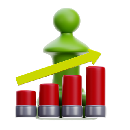 Growth Strategy  3D Icon