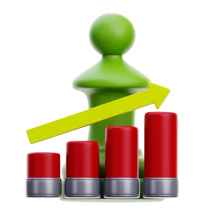 Growth Strategy  3D Icon