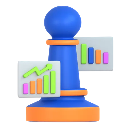 Growth Strategy  3D Icon