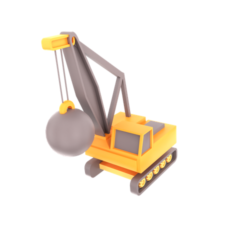 Grua  3D Icon