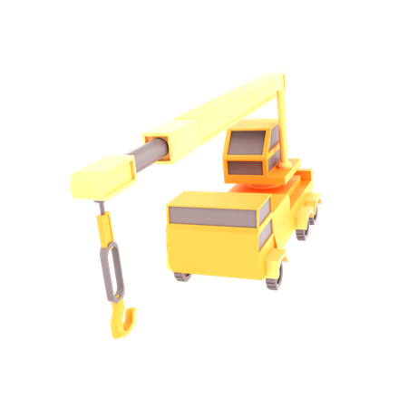 Grua  3D Icon