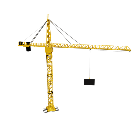 Grua de construccion  3D Icon