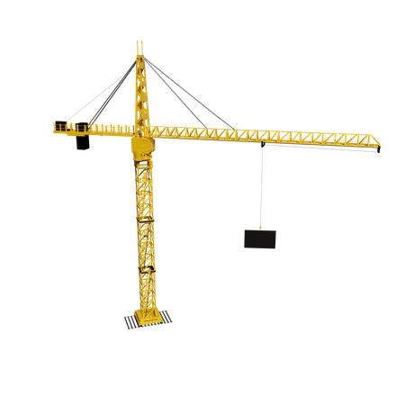 Grua de construccion  3D Icon