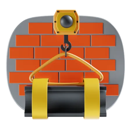 Grua de construccion  3D Icon