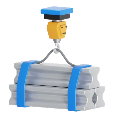 Grua de construccion  3D Icon