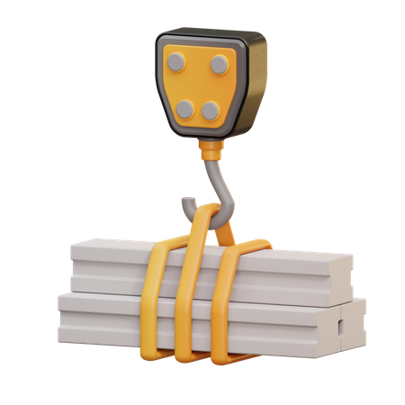 Grua de construccion  3D Icon