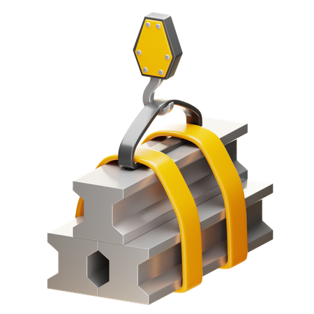 Grua de construccion  3D Icon