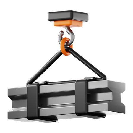 Grua de construccion  3D Icon