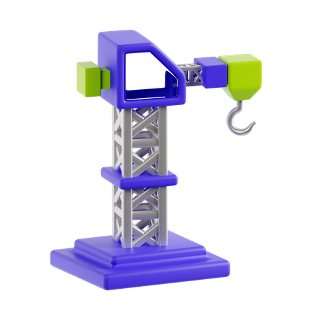 Grua de construccion  3D Icon