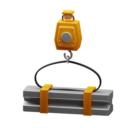 Grua de construccion  3D Icon