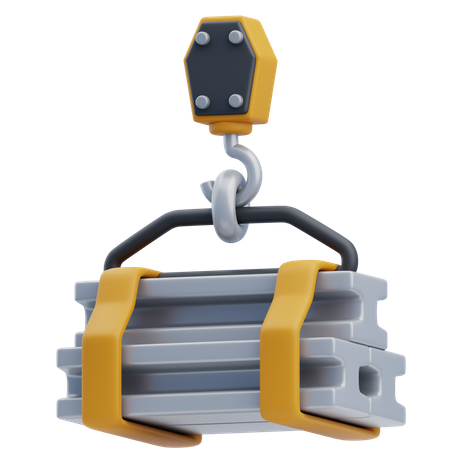 Grua de construccion  3D Icon