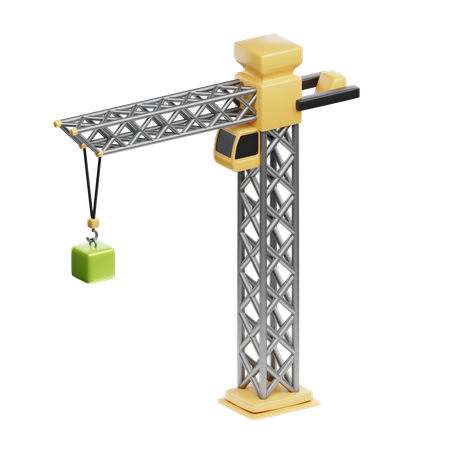 Grua de construccion  3D Icon