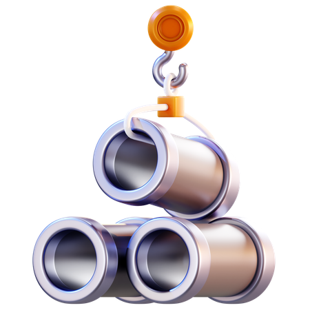 Grua de construccion  3D Icon