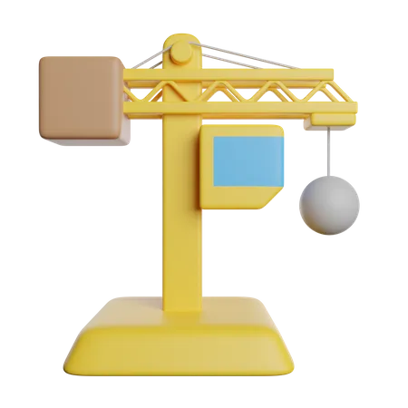 Grua de construccion  3D Icon