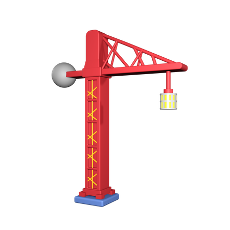 Grua de construccion  3D Icon