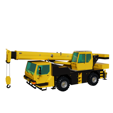 Grúa móvil  3D Icon