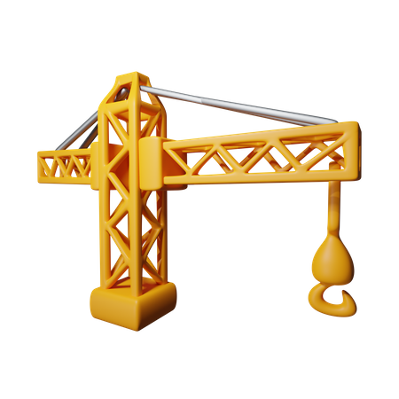 Grúa torre  3D Icon
