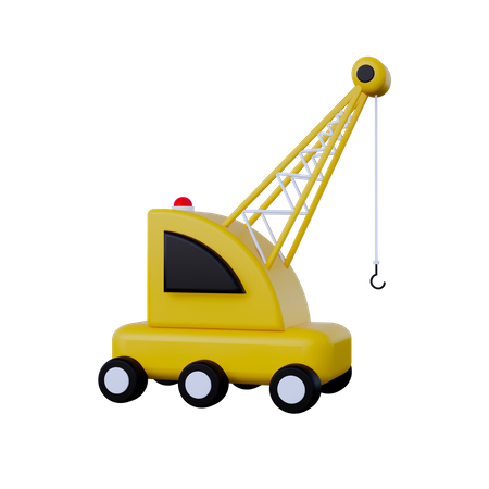 Grue sur chenilles  3D Icon
