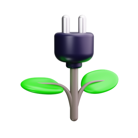 Grüne Energie  3D Icon