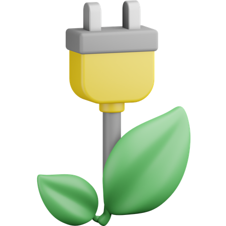 Grüne Energie  3D Icon