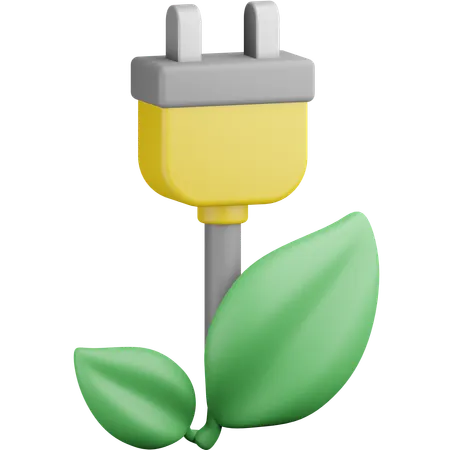 Grüne Energie  3D Icon