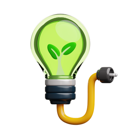 Grüne Energie  3D Icon