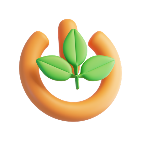 Grüne Energie  3D Icon