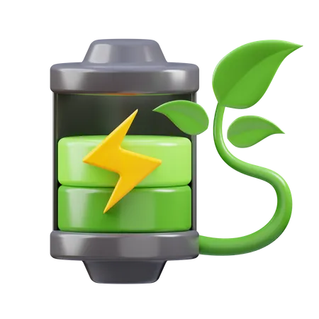 Grüne Energie  3D Icon