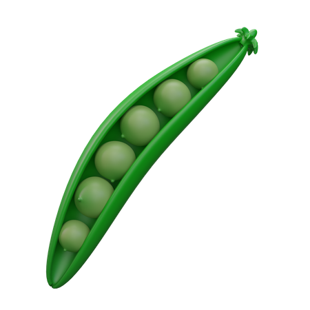Grüne Erbsen  3D Icon