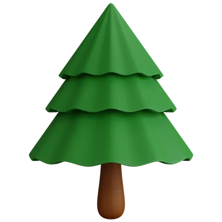Grüner Baum  3D Icon