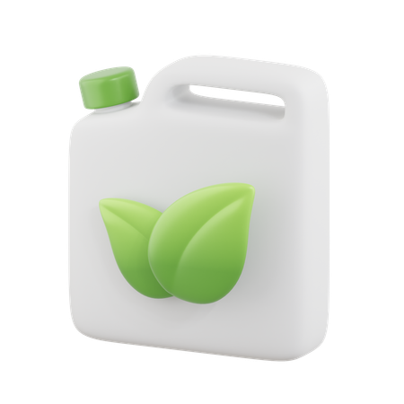 Grüner Kraftstoff  3D Icon