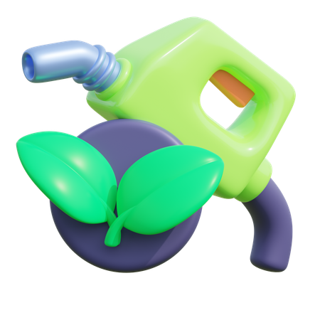 Grüner Kraftstoff  3D Icon