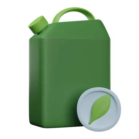 Grüner Kraftstoff  3D Icon
