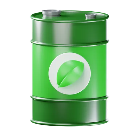 Grüner Kraftstoff  3D Icon