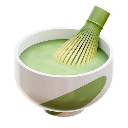 Grüner Tee  3D Icon