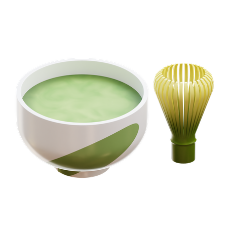 Grüner Tee  3D Icon
