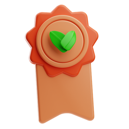 Grünes Abzeichen  3D Icon