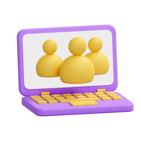 Grupo on-line  3D Icon